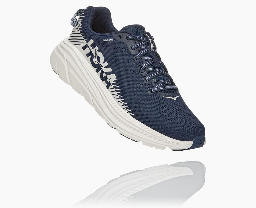 Hoka One One Koşu Ayakkabısı Erkek Lacivert/Beyaz - Rincon 2 - PC5019234